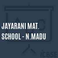 Jayarani Mat. School - N.Madu Logo