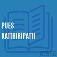 Pues Katthiripatti Primary School Logo