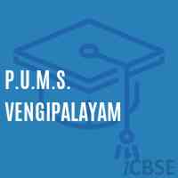 P.U.M.S. Vengipalayam Middle School Logo