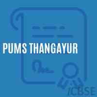 Pums Thangayur Middle School Logo