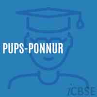 Pups-Ponnur Primary School Logo