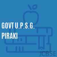 Govt U.P.S.G. Piraki Middle School Logo