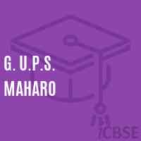 G. U.P.S. Maharo Middle School Logo