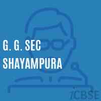 G. G. Sec Shayampura Secondary School Logo