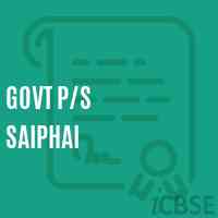 Govt P/s Saiphai Primary School Logo