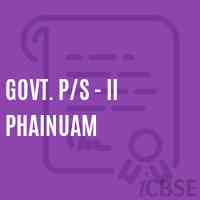 Govt. P/s - Ii Phainuam Primary School Logo