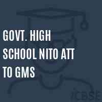 Govt. High School Nito Att To Gms Logo