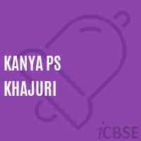 Kanya Ps Khajuri Primary School Logo