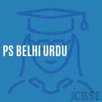 Ps Belhi Urdu Primary School Logo