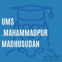 Ums .Mahammadpur Madhusudan Middle School Logo