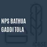 Nps Bathua Gaddi Tola Primary School Logo