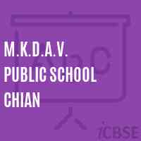 M.K.D.A.V. Public School Chian Logo