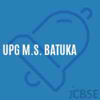Upg M.S. Batuka Middle School Logo