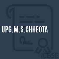 Upg.M.S.Chheota Middle School Logo