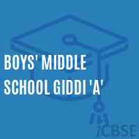 Boys' Middle School Giddi 'A' Logo