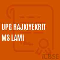 Upg Rajkiyekrit Ms Lami Middle School Logo
