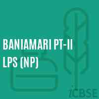 Baniamari Pt-Ii Lps (Np) Primary School Logo