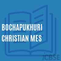 Bochapukhuri Christian Mes Middle School Logo