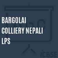 Bargolai Colliery Nepali Lps Primary School Logo