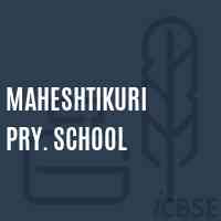Maheshtikuri Pry. School Logo