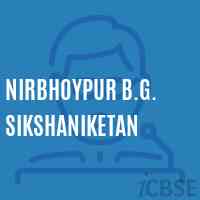 Nirbhoypur B.G. Sikshaniketan High School Logo