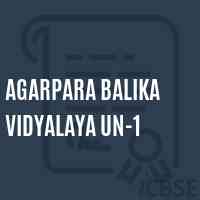 Agarpara Balika Vidyalaya Un-1 Primary School Logo