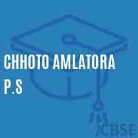 Chhoto Amlatora P.S Primary School Logo