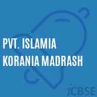 Pvt. Islamia Korania Madrash Primary School Logo