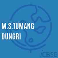 M.S.Tumang Dungri Middle School Logo