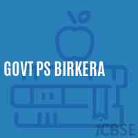 Govt Ps Birkera Primary School Logo