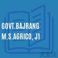 Govt.Bajrang M.S.Agrico, J1 Middle School Logo