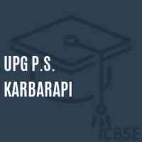 Upg P.S. Karbarapi Primary School Logo