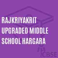 Rajkriyakrit Upgraded Middle School Hargara Logo