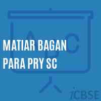 Matiar Bagan Para Pry Sc Primary School Logo