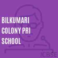 Bilkumari Colony Pri School Logo