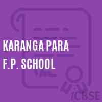 Karanga Para F.P. School Logo
