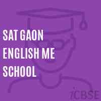 Sat Gaon English Me School Logo