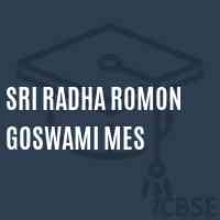 Sri Radha Romon Goswami Mes Middle School Logo