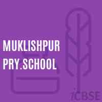 Muklishpur Pry.School Logo