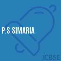P.S.Simaria Primary School Logo