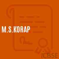 M.S.Korap Middle School Logo