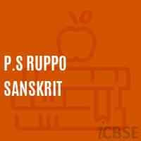 P.S Ruppo Sanskrit Primary School Logo