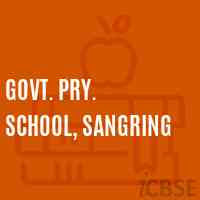 Govt. Pry. School, Sangring Logo