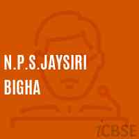 N.P.S.Jaysiri Bigha Primary School Logo