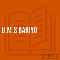 U.M.S Bariyo Middle School Logo
