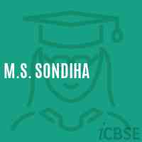M.S. Sondiha Middle School Logo