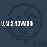 U.M.S Nowadih Middle School Logo