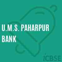 U.M.S. Paharpur Bank Middle School Logo