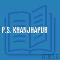 P.S. Khanjhapur Primary School Logo