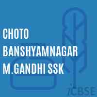 Choto Banshyamnagar M.Gandhi Ssk Primary School Logo